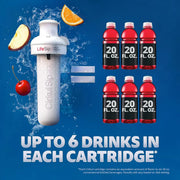 22oz. White Stainless Steel Bottle Starter Kit - Classic Pick