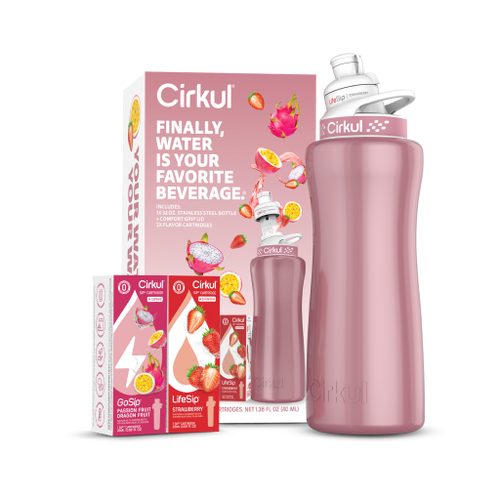 32oz. Rose Gold Stainless Steel Bottle Starter Kit - Simple Edit