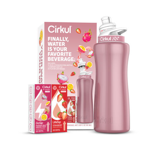 32oz. Rose Gold Stainless Steel Bottle Starter Kit - Simple Edit