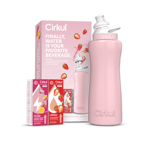 32oz. Blush Pink Stainless Steel Bottle Starter Kit - Simple Edit