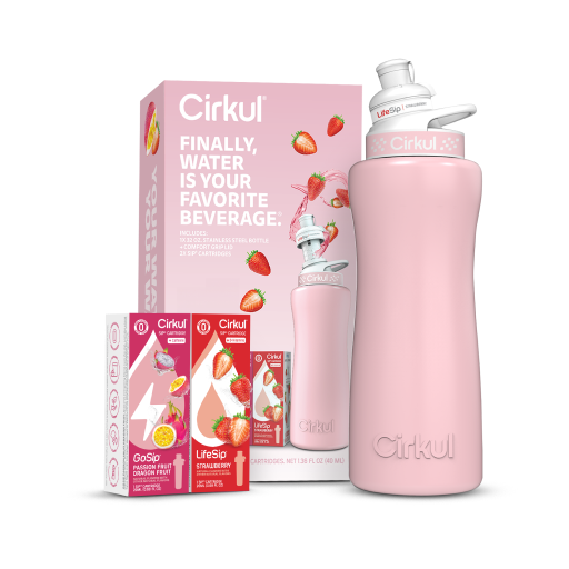 32oz. Blush Pink Stainless Steel Bottle Starter Kit - Simple Edit