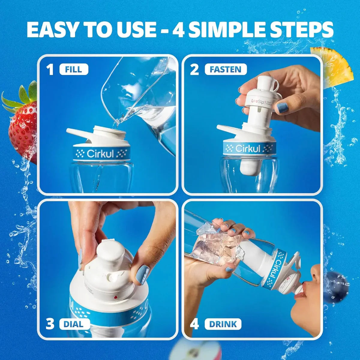 32oz. Plastic Bottle Starter Kit - Easy Set